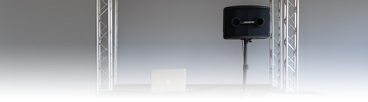 Opstelling Bose 802 in kleine zaal