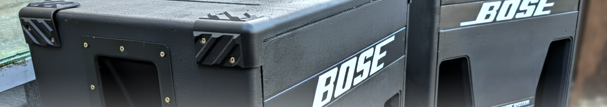 Hoeveel geluid wil je huren? Bose 302 subs zijn een geweldige aanvulling op het full-range geluidsbereik dat je evenement nodig heeft.