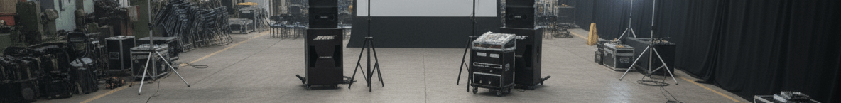 Zonder probleem een analoge geluidsset huren bij 802 Huren.