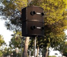 Bose buitenspeaker hoog gemonteerd